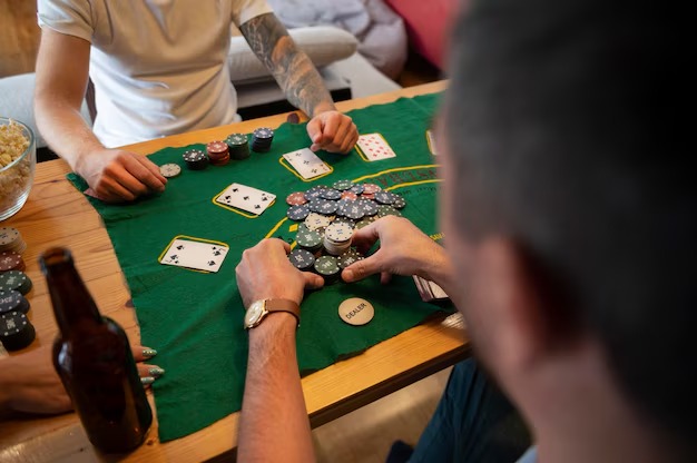 Live dealer displaying two cards in a Number Pair game