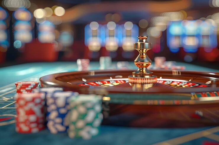 Playtech live blackjack studio with professional dealer and HD multiple cameras